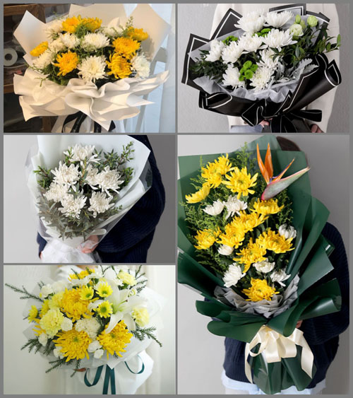 贵州贵阳清镇市犁倭镇河溪村白事花束代送